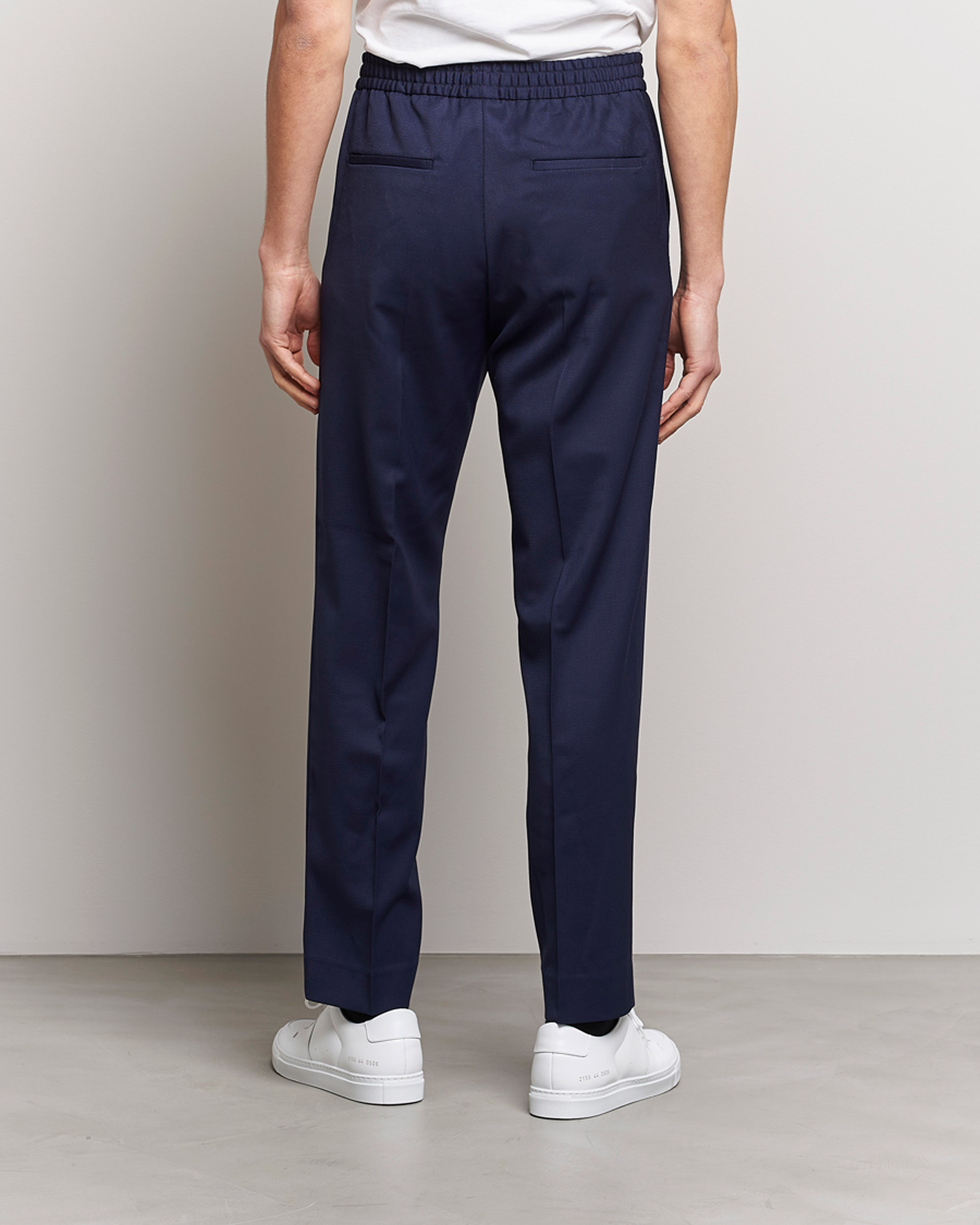 Mies | Housut | Filippa K | Relaxed Terry Wool Trousers French Navy