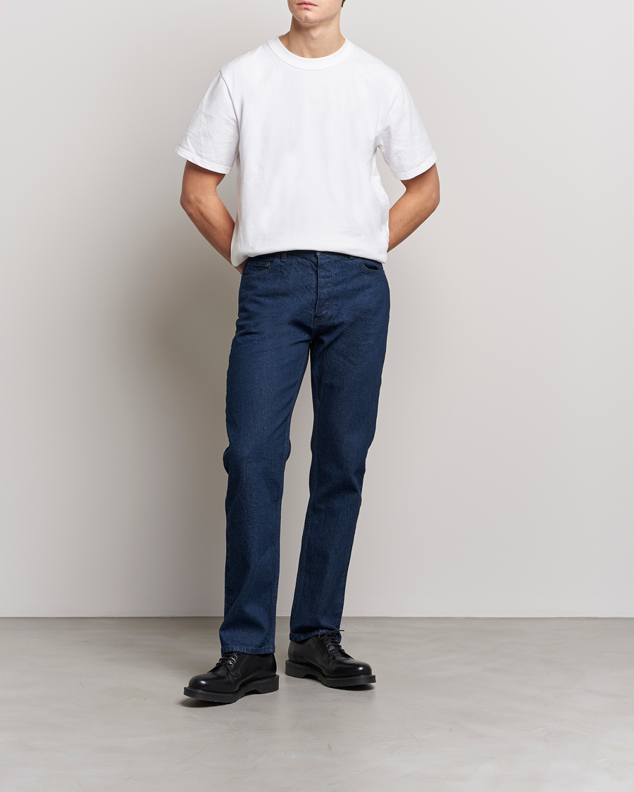 Mies | Farkut | Filippa K | Loose Straight Jeans Ocean