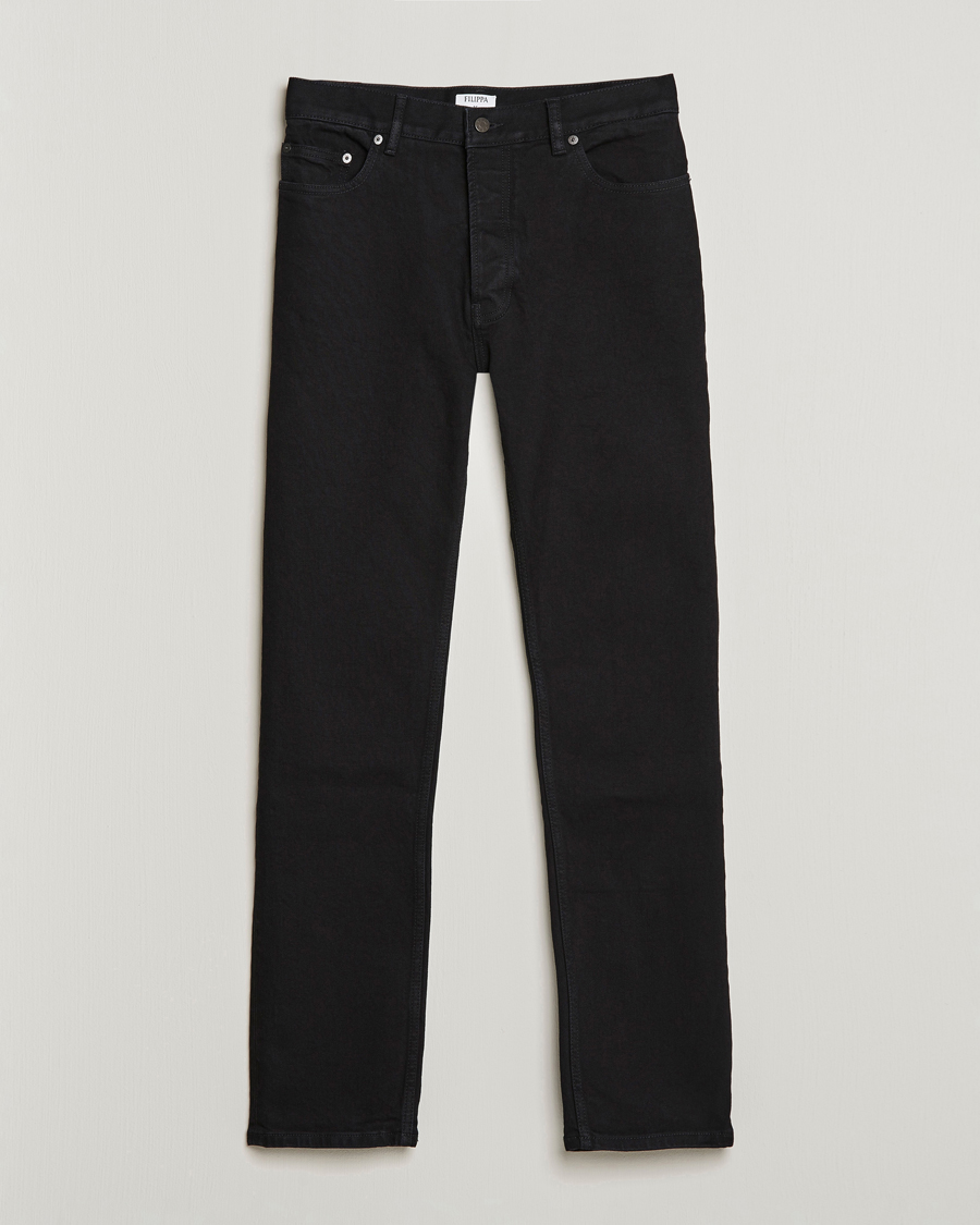 Mies | Farkut | Filippa K | Loose Straight Jeans Night