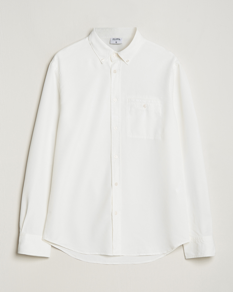Mies | Kauluspaidat | Filippa K | Zachary Lyocell Shirt White