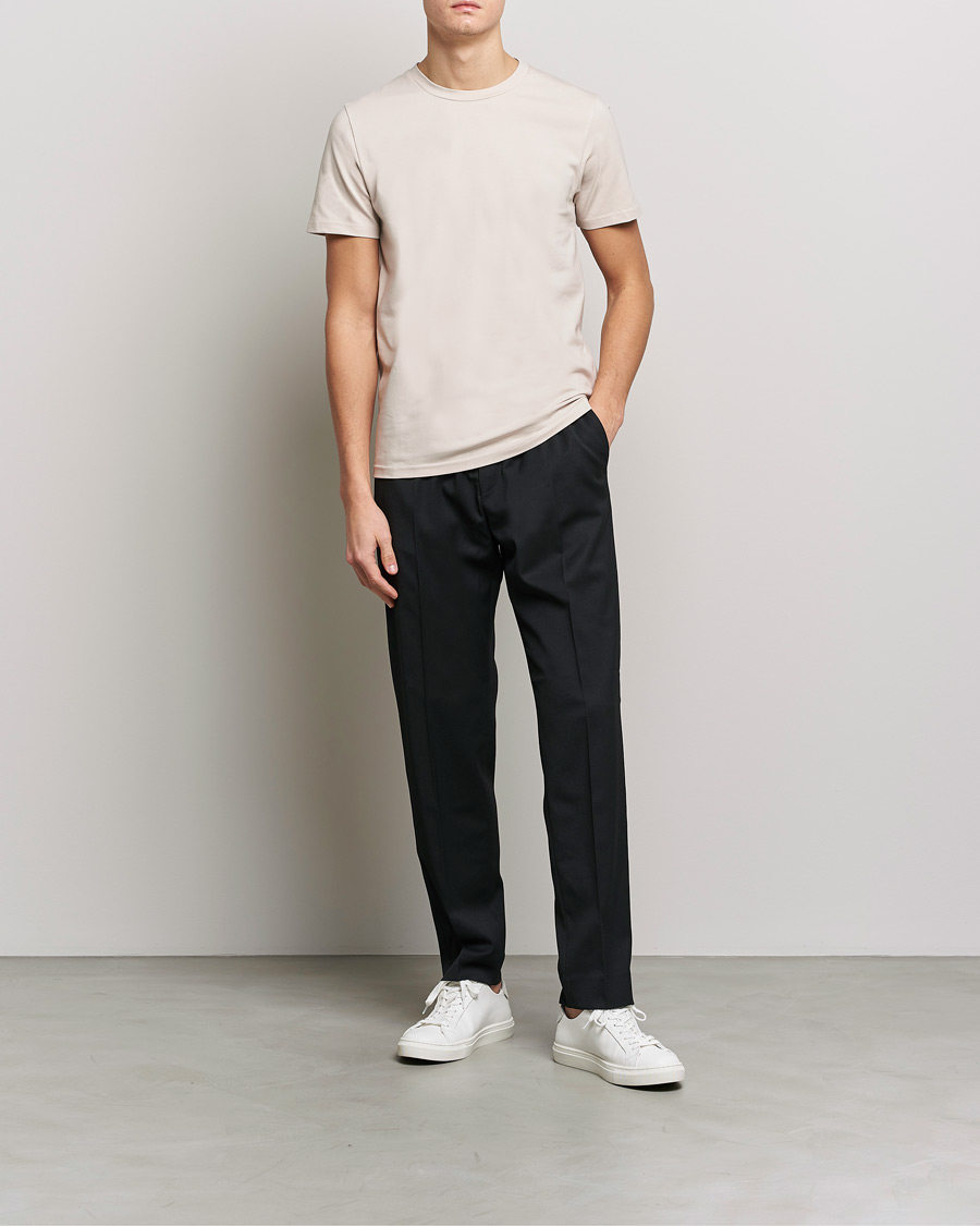 Mies | T-paidat | Filippa K | Stretch Cotton Tee Sand
