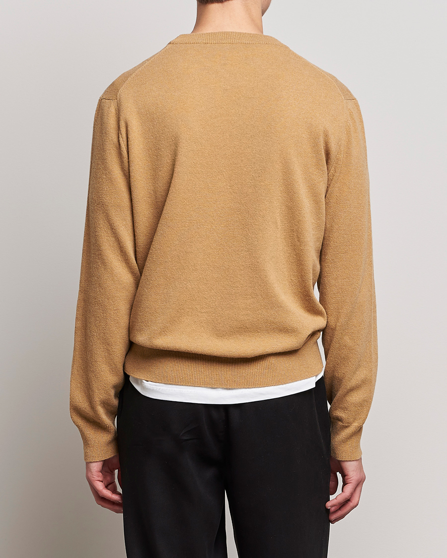 Mies | Puserot | Filippa K | Relaxed Wool Sweater Butterscotch