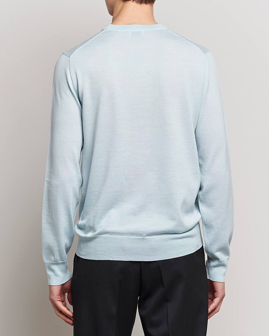 Mies | Puserot | Filippa K | Merino Sweater Aqua