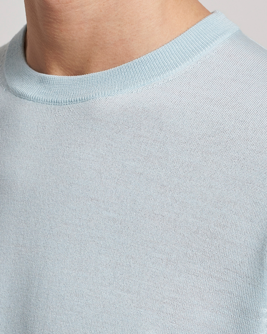 Mies | Puserot | Filippa K | Merino Sweater Aqua