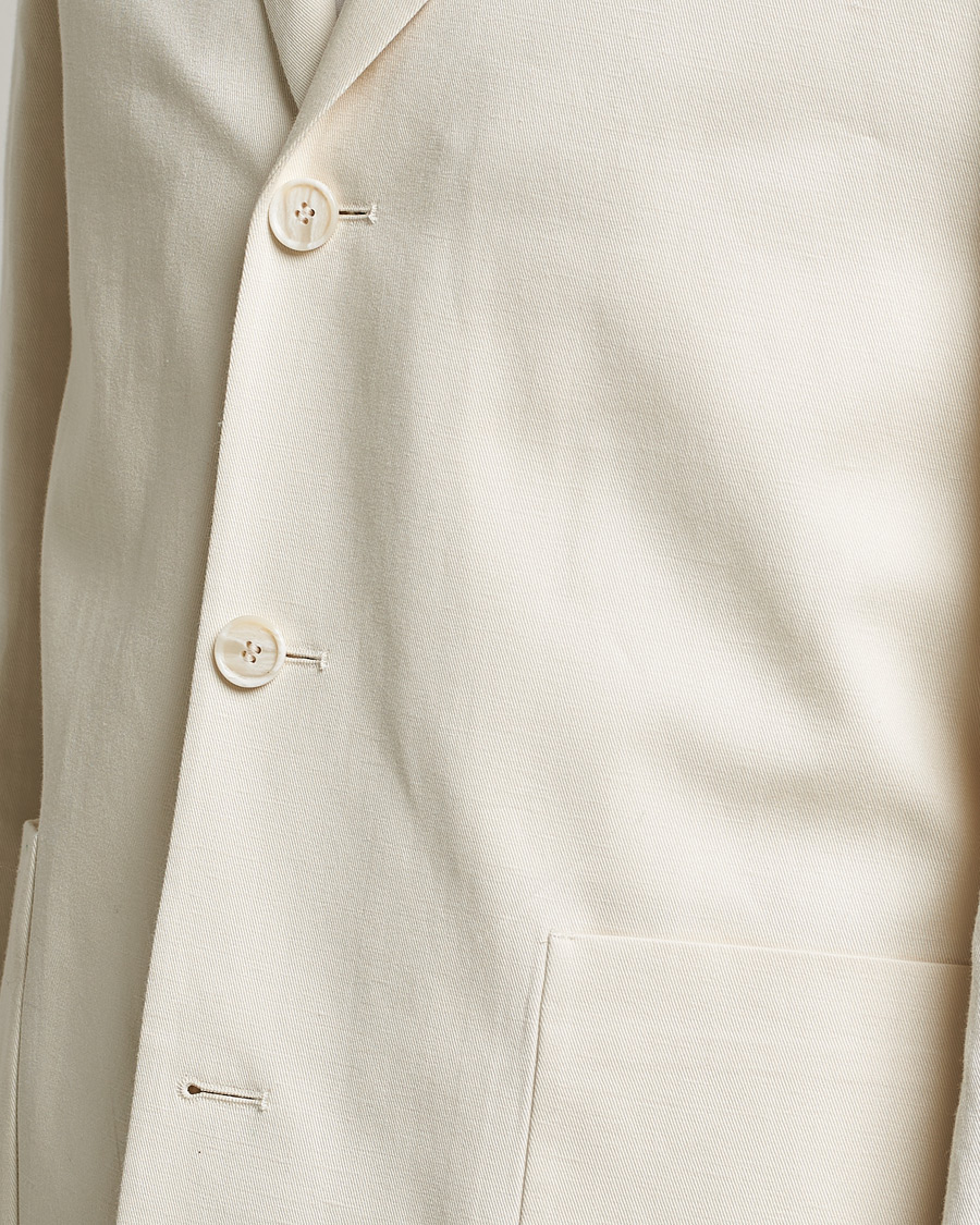 Mies | Pikkutakit | Filippa K | Cotton Linen Blazer Bone White