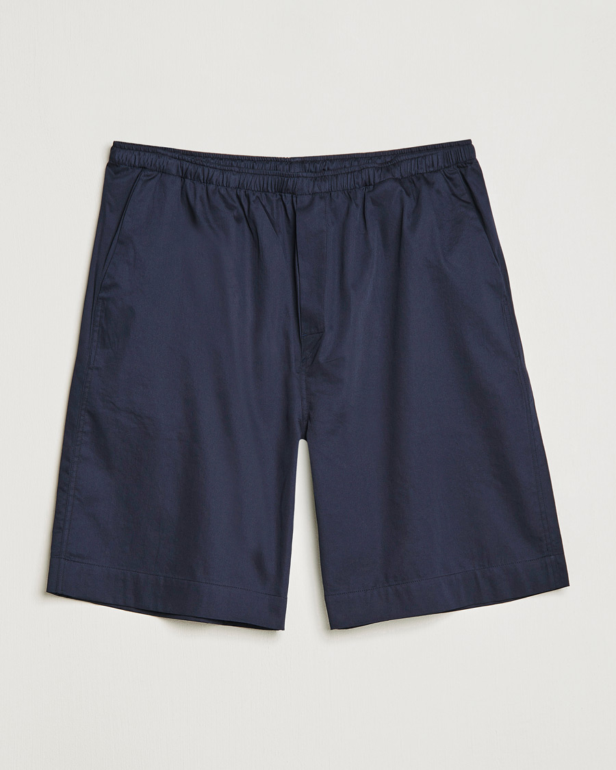 Mies | Shortsit | Filippa K | Cotton Lounge Shorts Night Blue
