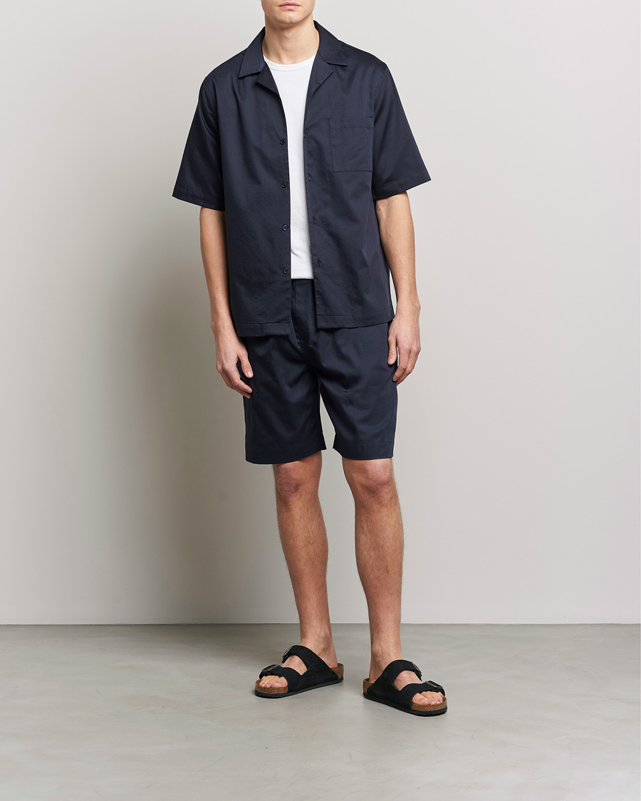 Mies | Shortsit | Filippa K | Cotton Lounge Shorts Night Blue
