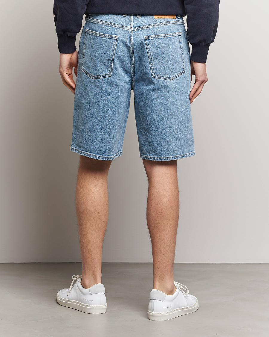 Mies | Shortsit | Filippa K | Bermuda Denim Shorts Allover Stone