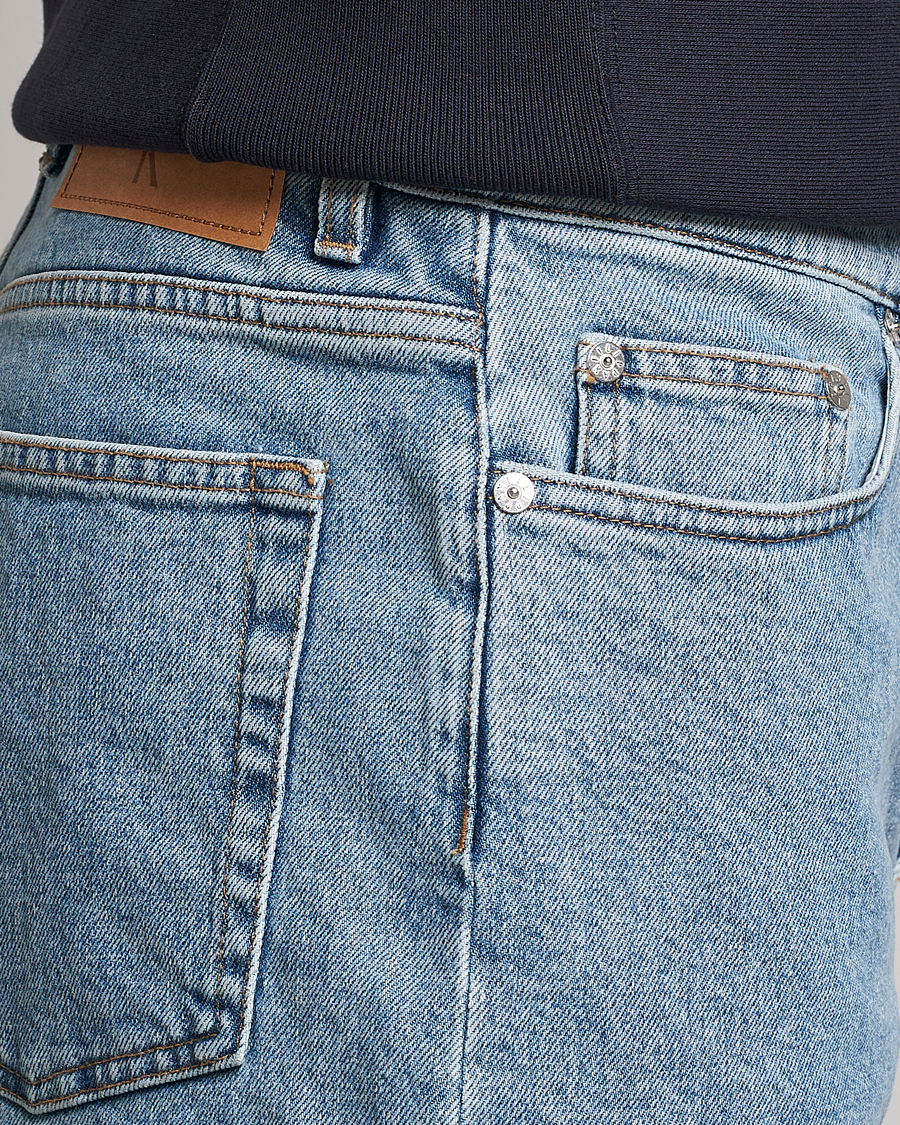 Mies | Shortsit | Filippa K | Bermuda Denim Shorts Allover Stone