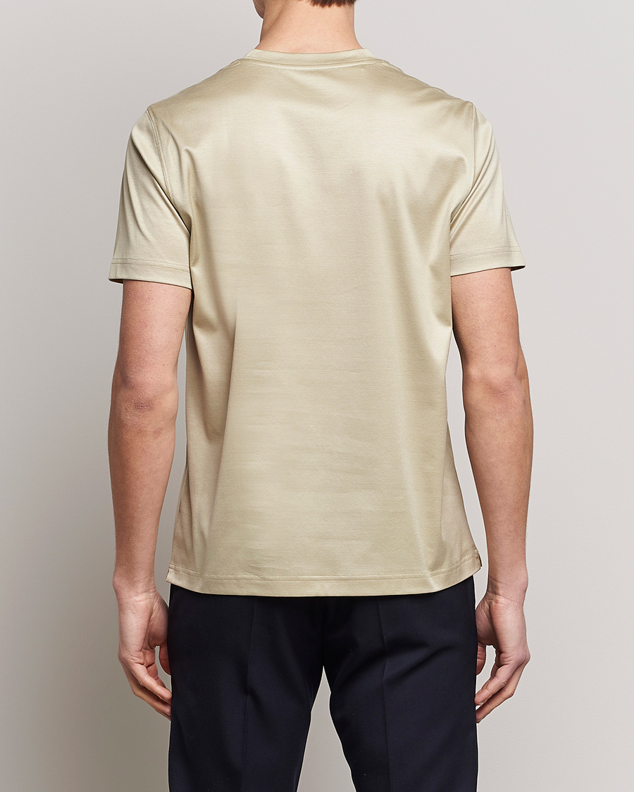 Mies | T-paidat | Eton | Filo Di Scozia T-Shirt Light Brown