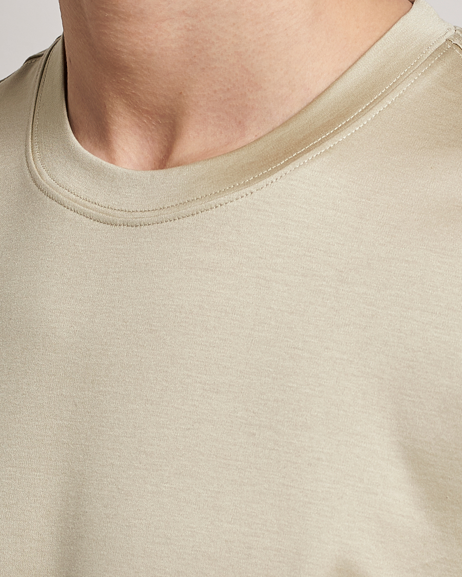 Mies | T-paidat | Eton | Filo Di Scozia T-Shirt Light Brown