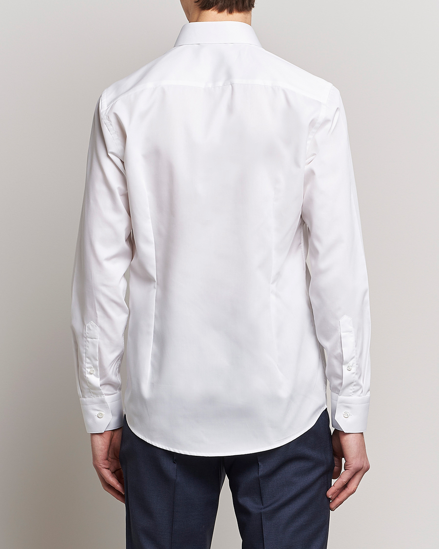 Mies | Kauluspaidat | Eton | Fine Pique Shirt White