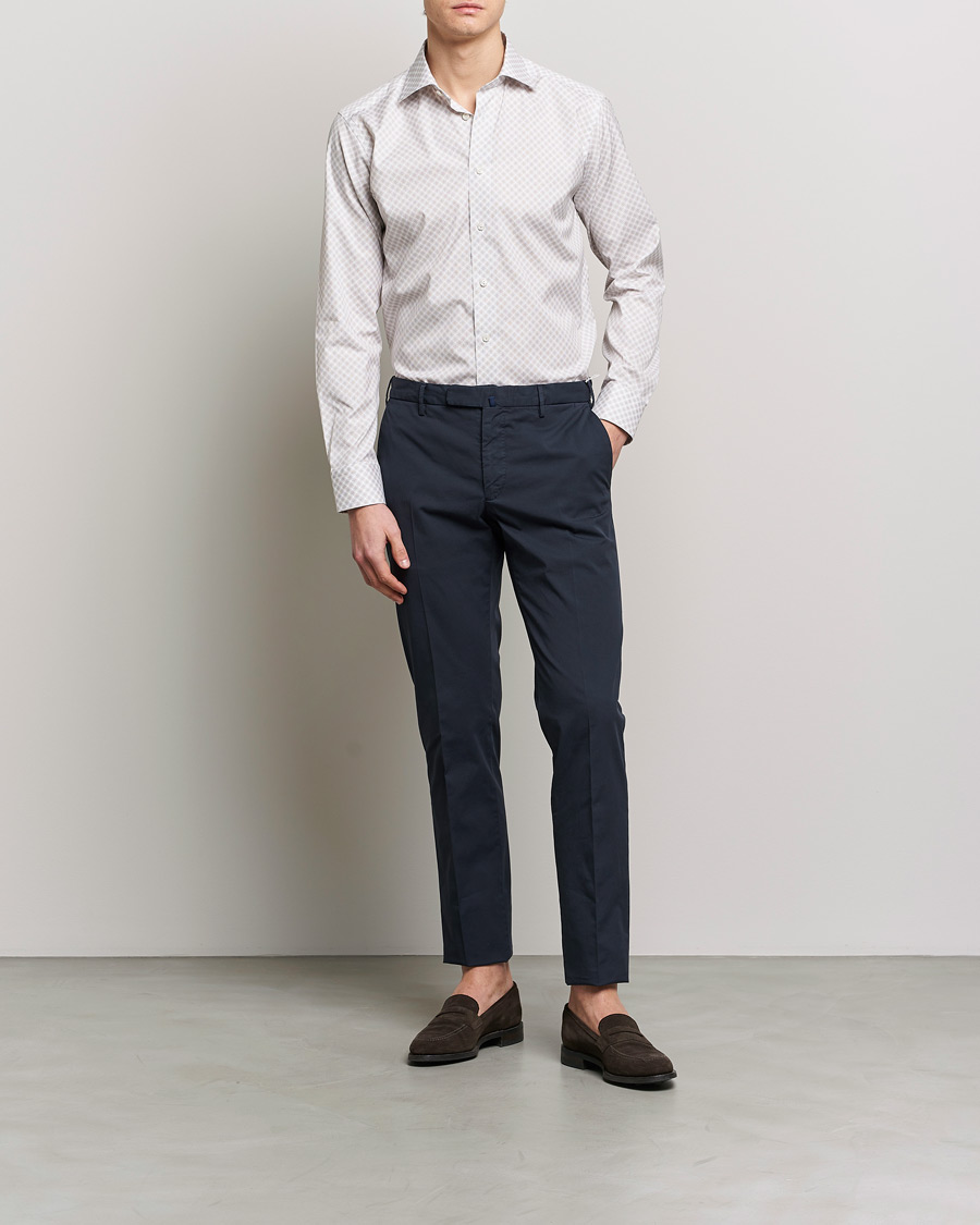 Mies | Kauluspaidat | Eton | Signature Poplin Shirt Brown