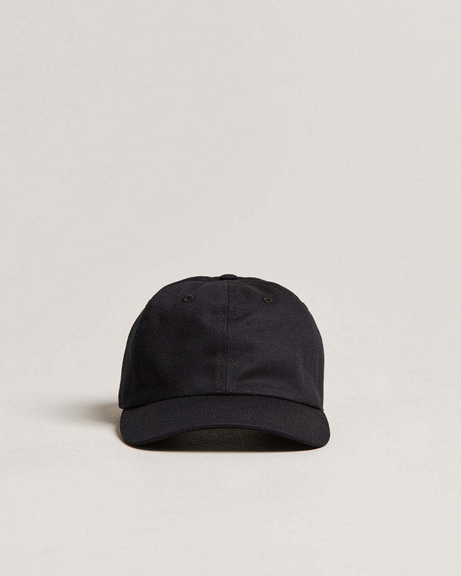 Mies | Eton Cotton Baseball Cap Black | Eton | Cotton Baseball Cap Black