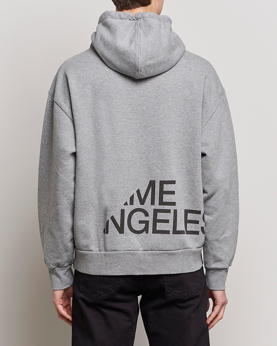 Mies | Puserot | FRAME | Logo Hoodie Grey Melange