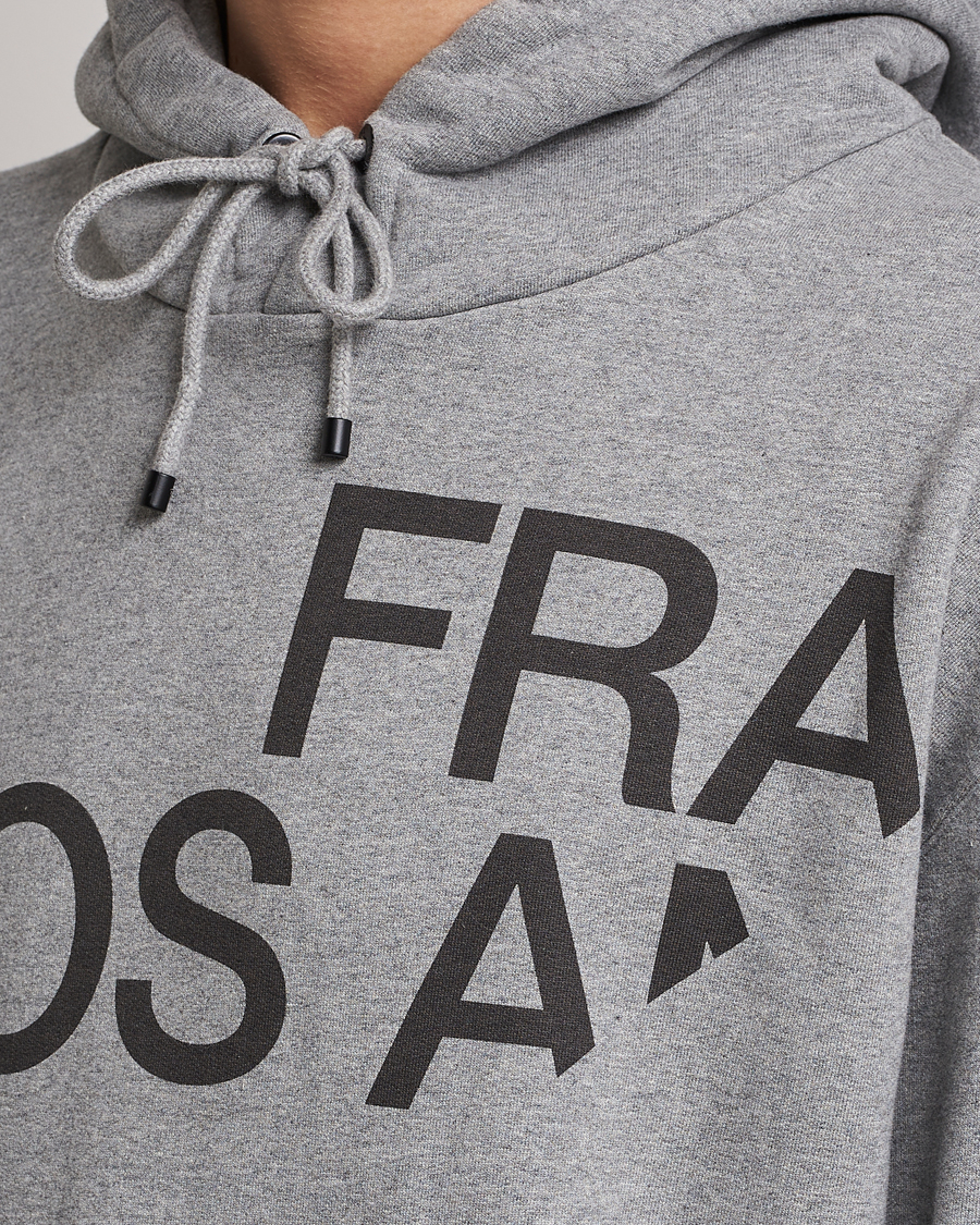 Mies | Puserot | FRAME | Logo Hoodie Grey Melange