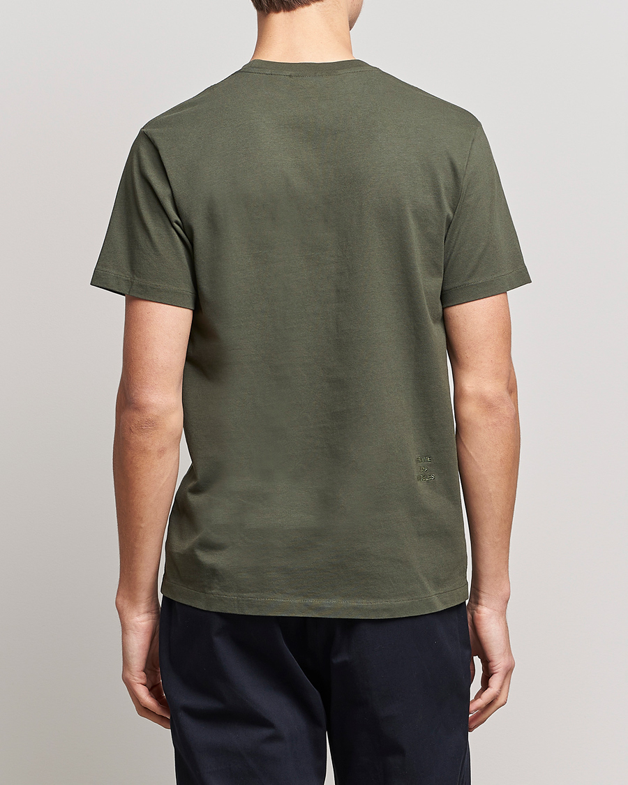 Mies | T-paidat | FRAME | Logo T-Shirt Olive Green
