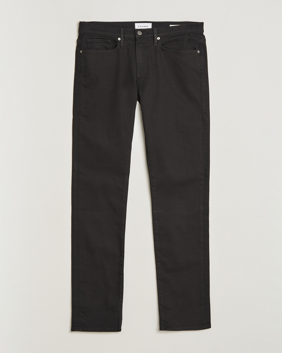 Mies | Farkut | FRAME | L´Homme Slim Stretch Jeans Noir
