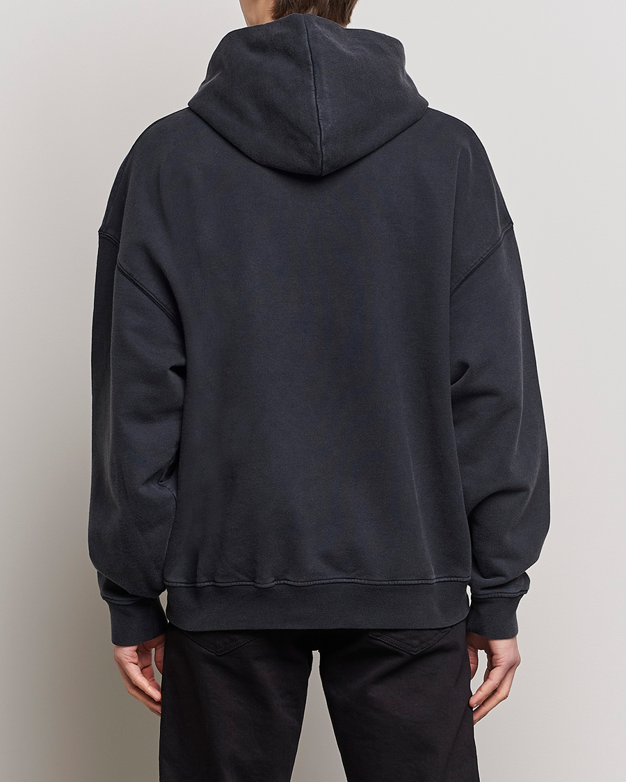 Mies | Puserot | FRAME | Faded Washed Coton Hoodie Black