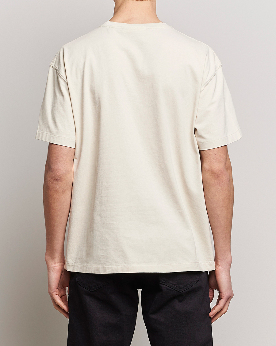Mies | T-paidat | FRAME | Logo Print T-Shirt White Beige