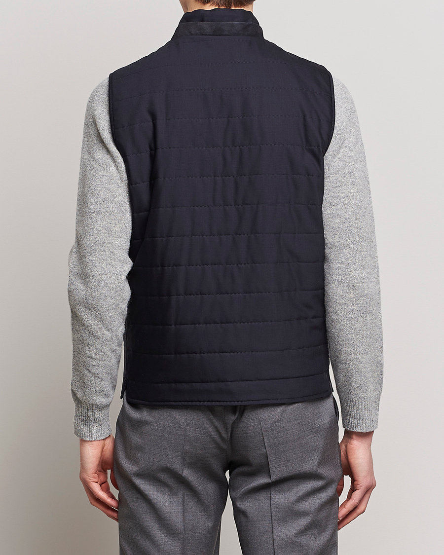 Mies | Ulkoliivit | Canali | Impeccabile Padded Gilet Navy