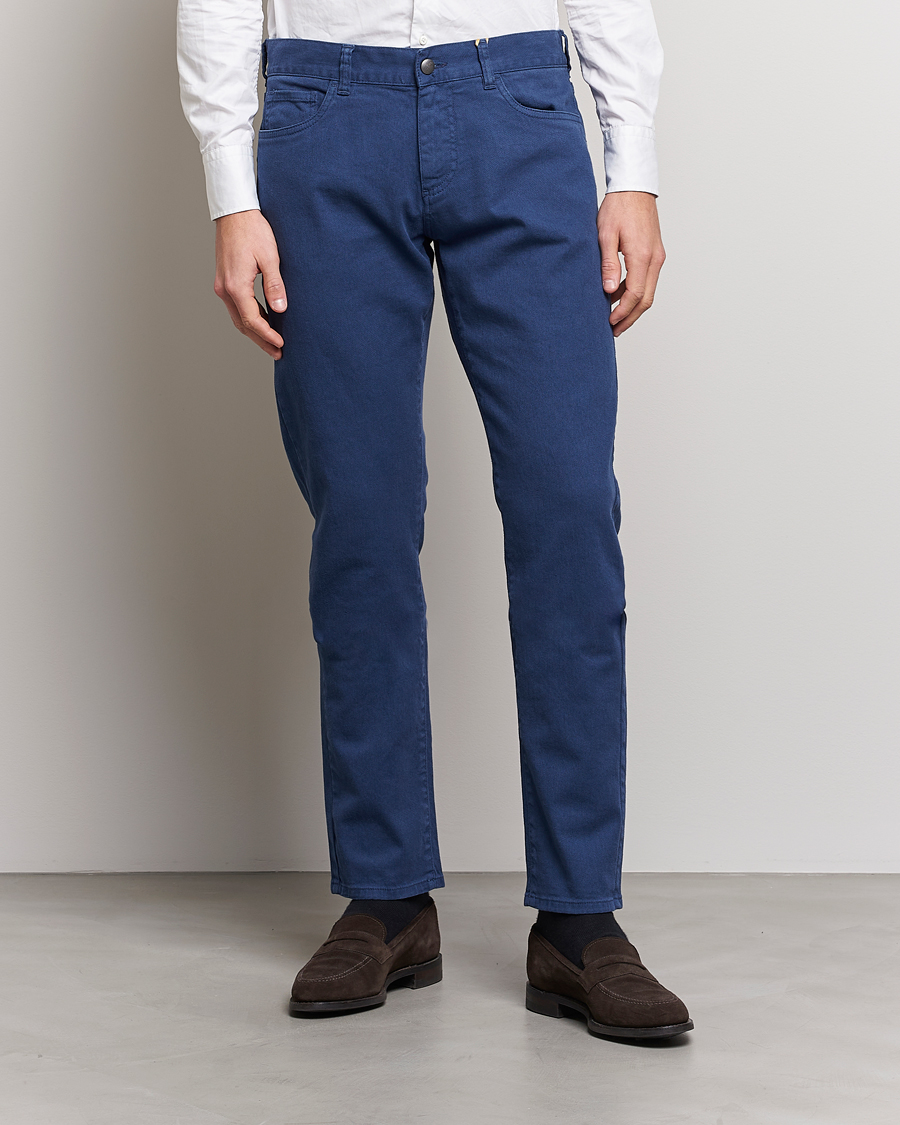Mies |  | Canali | Slim Fit 5-Pocket Pants Dark Blue