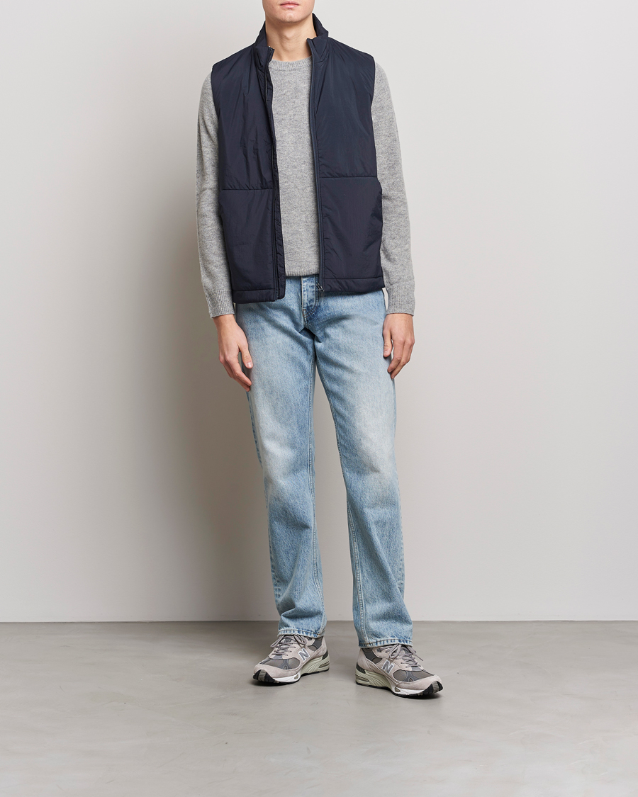 Mies | Ulkoliivit | NN07 | Verve Padded Waistcoat Navy Blue