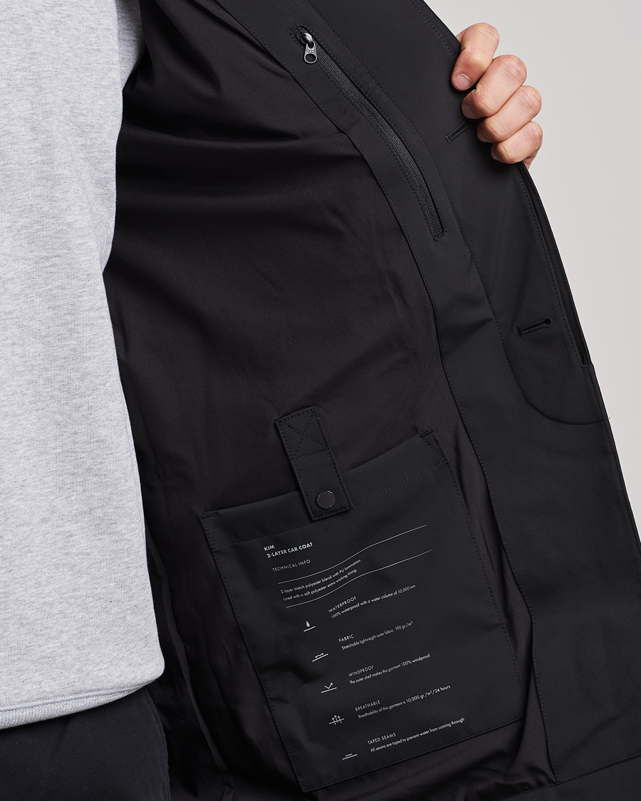 Mies | Takit | NN07 | Kim Waterproof Car Coat Black