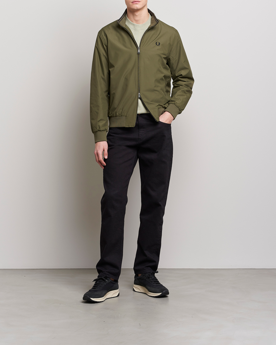 Mies | Takit | Fred Perry | Brentham Jacket Uniform Green