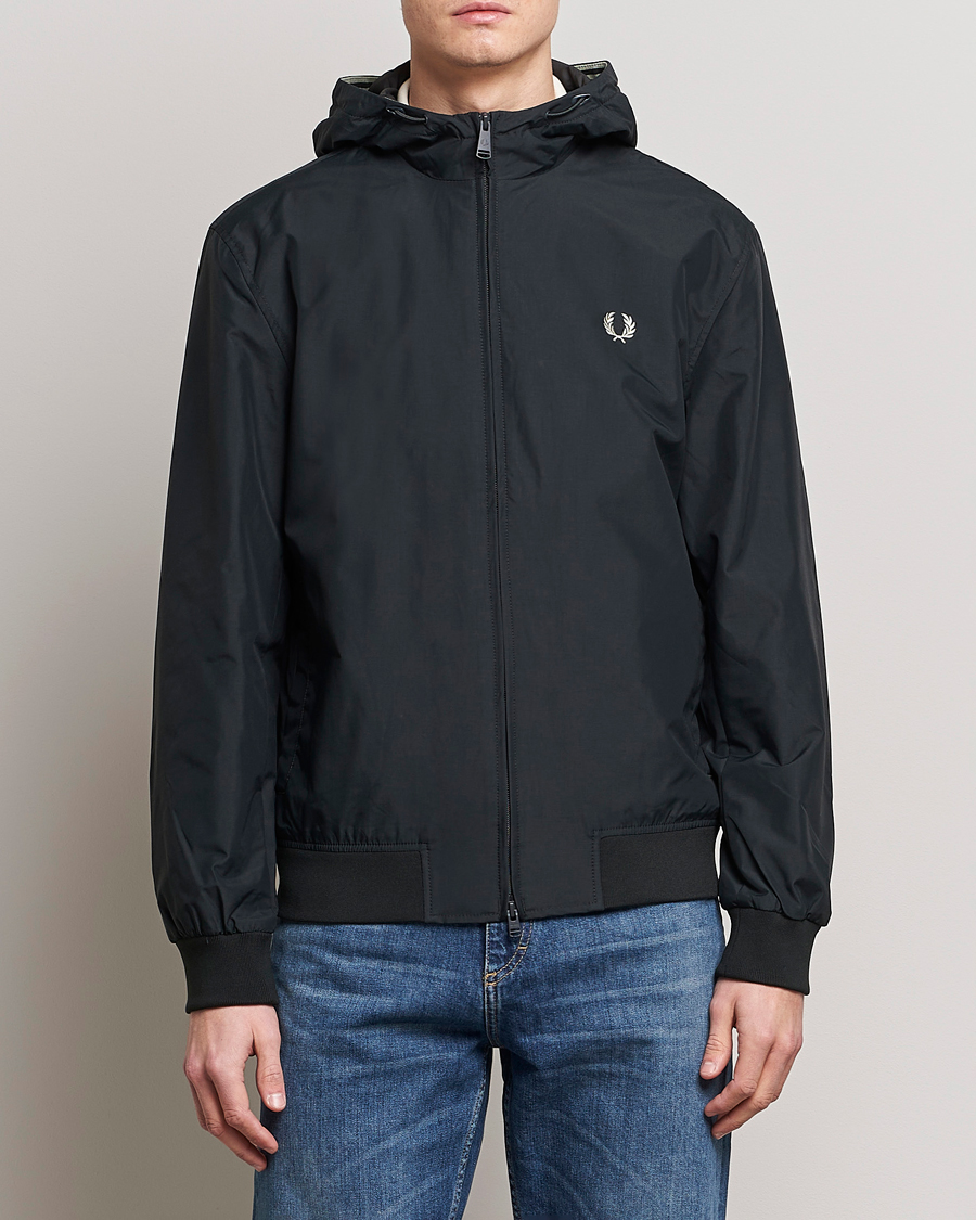 Mies | Ohuet takit | Fred Perry | Hooded Brentham Jacket Night Green