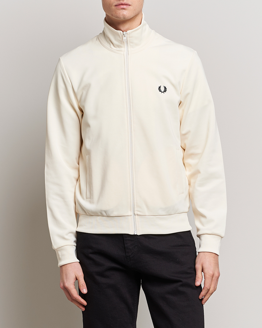 Mies |  | Fred Perry | Track Jacket Ecru