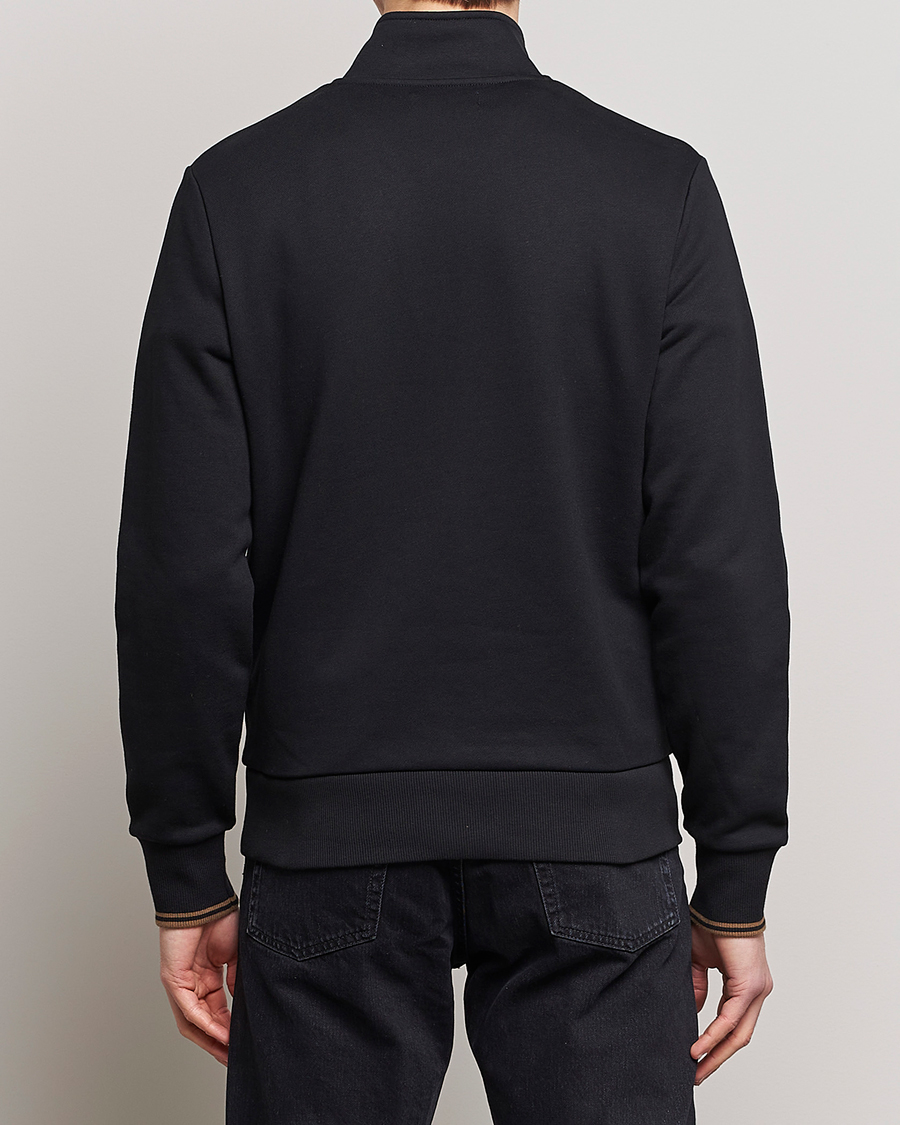 Mies | Puserot | Fred Perry | Half Zip Sweatshirt Black