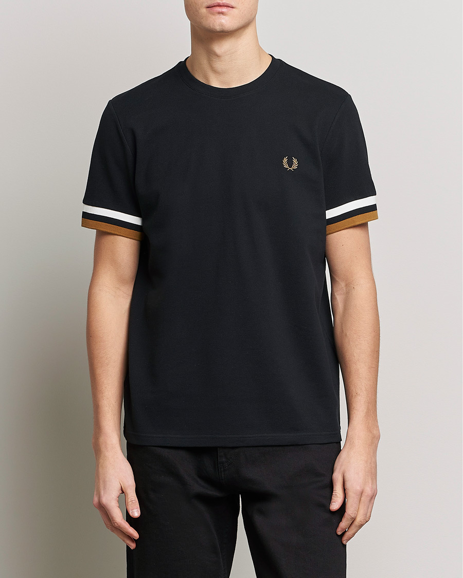 Mies |  | Fred Perry | Boled Tipped Pique T-Shirt Black
