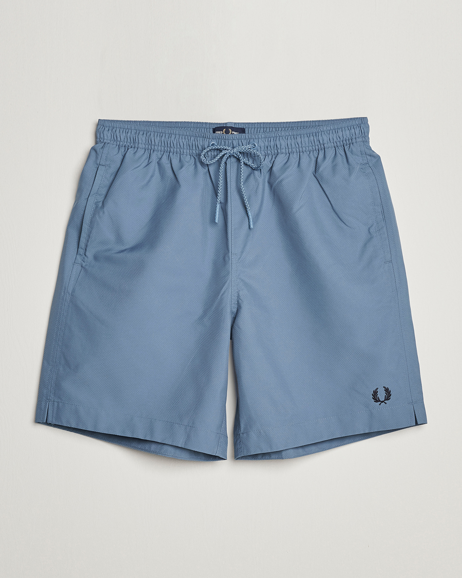 Mies | Uimahousut | Fred Perry | Classic Swimshorts Ash Blue