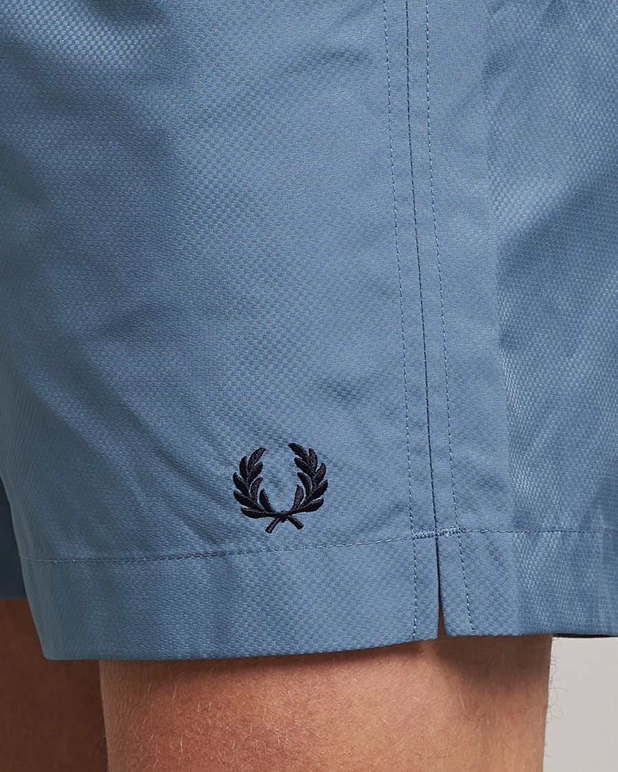 Mies | Uimahousut | Fred Perry | Classic Swimshorts Ash Blue
