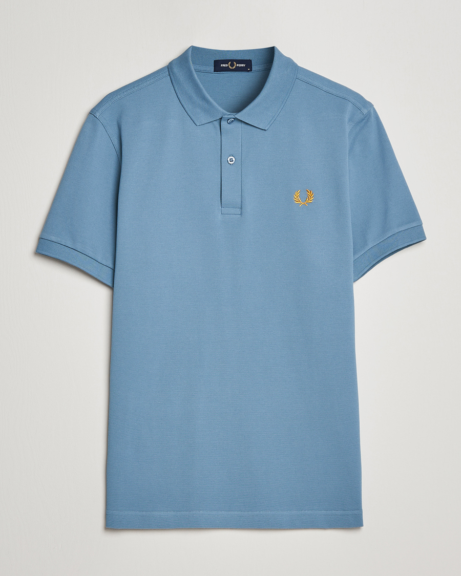 Mies | Pikeet | Fred Perry | Plain Polo Shirt Ash Blue