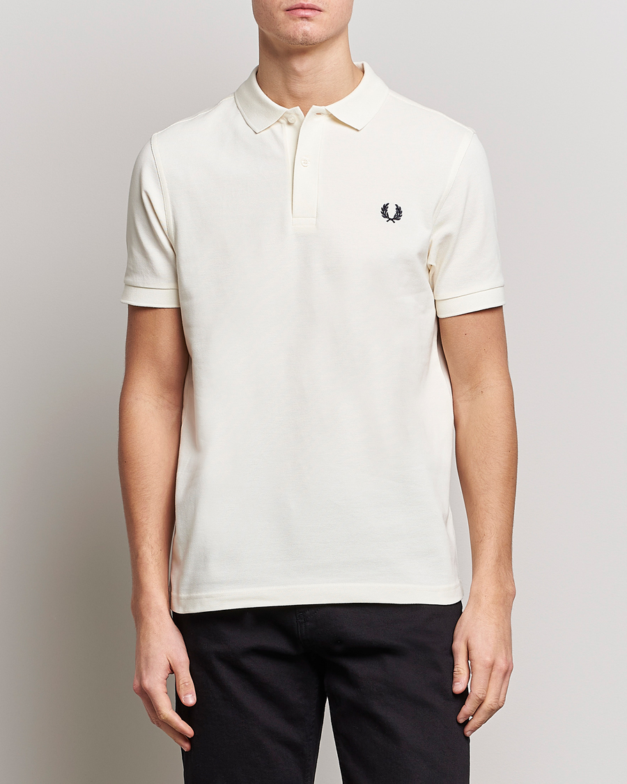 Mies | Fred Perry | Fred Perry | Plain Polo Shirt Ecru