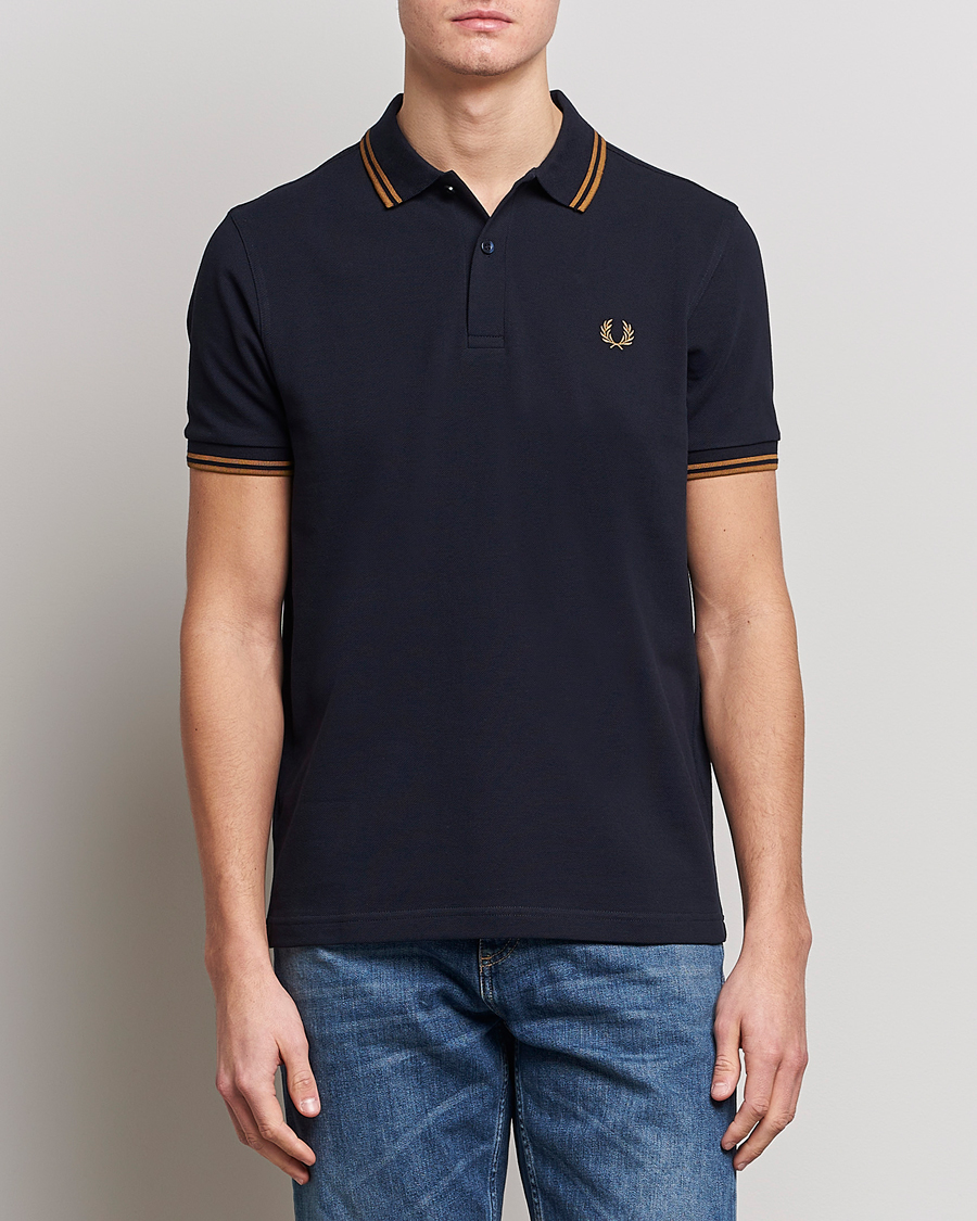 Mies | Fred Perry | Fred Perry | Twin Tipped Polo Shirt Navy