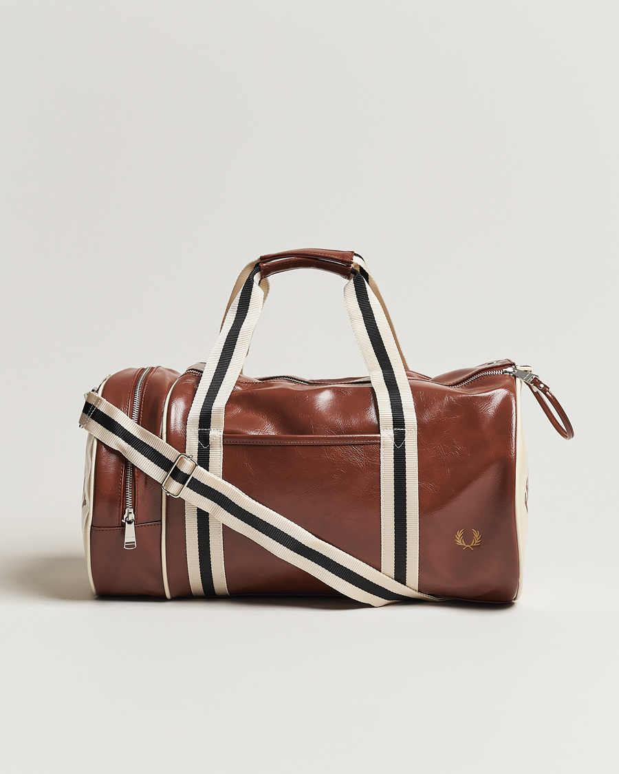 Mies | Fred Perry Classic Barrel Bag Tan | Fred Perry | Classic Barrel Bag Tan