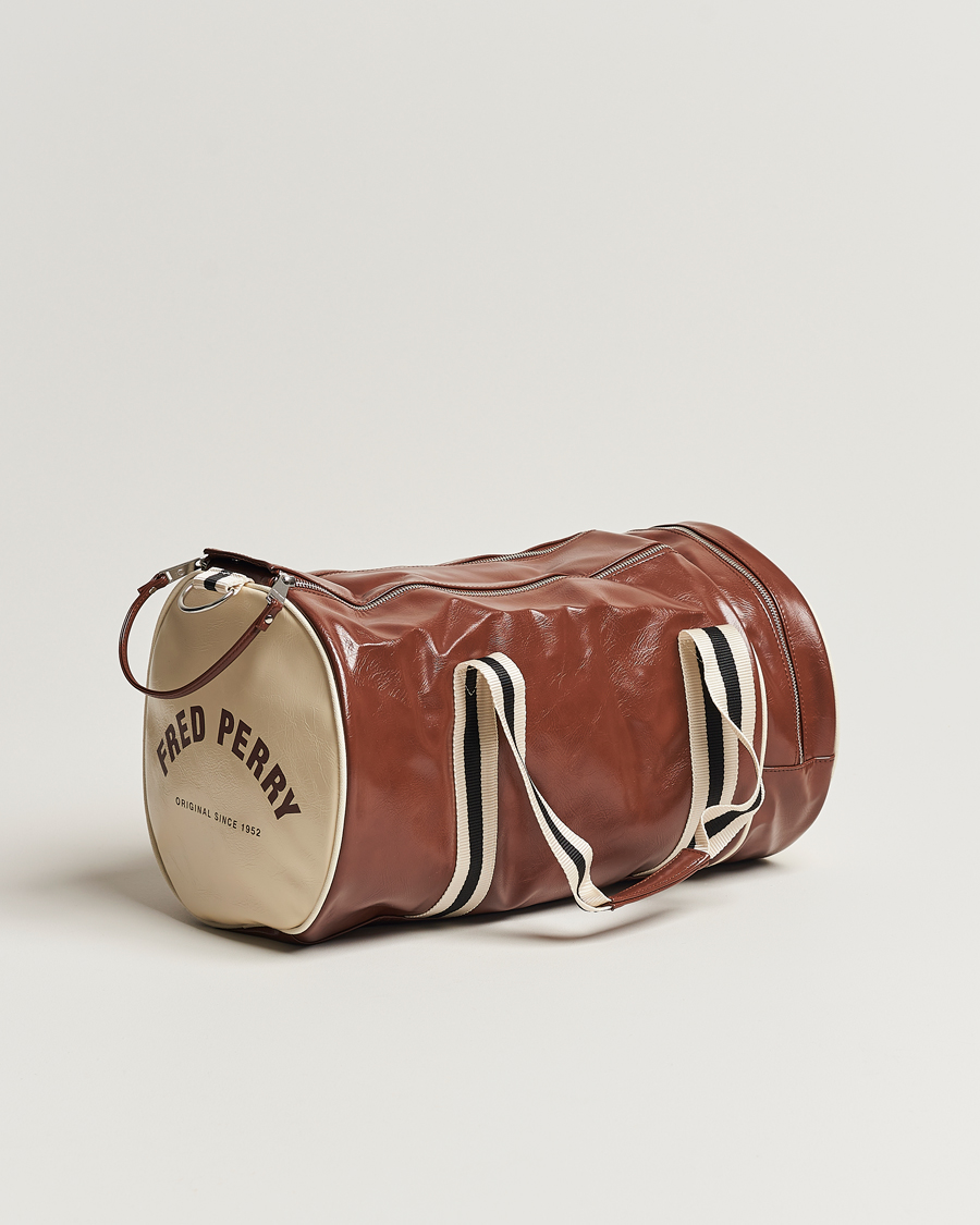Mies | Fred Perry Classic Barrel Bag Tan | Fred Perry | Classic Barrel Bag Tan