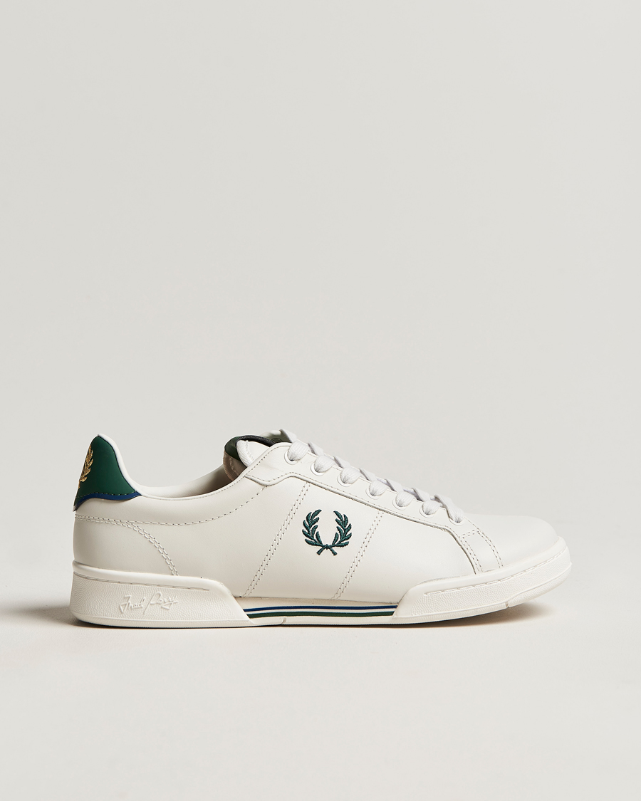 Mies | Tennarit | Fred Perry | B722 Leather Sneaker Procelain