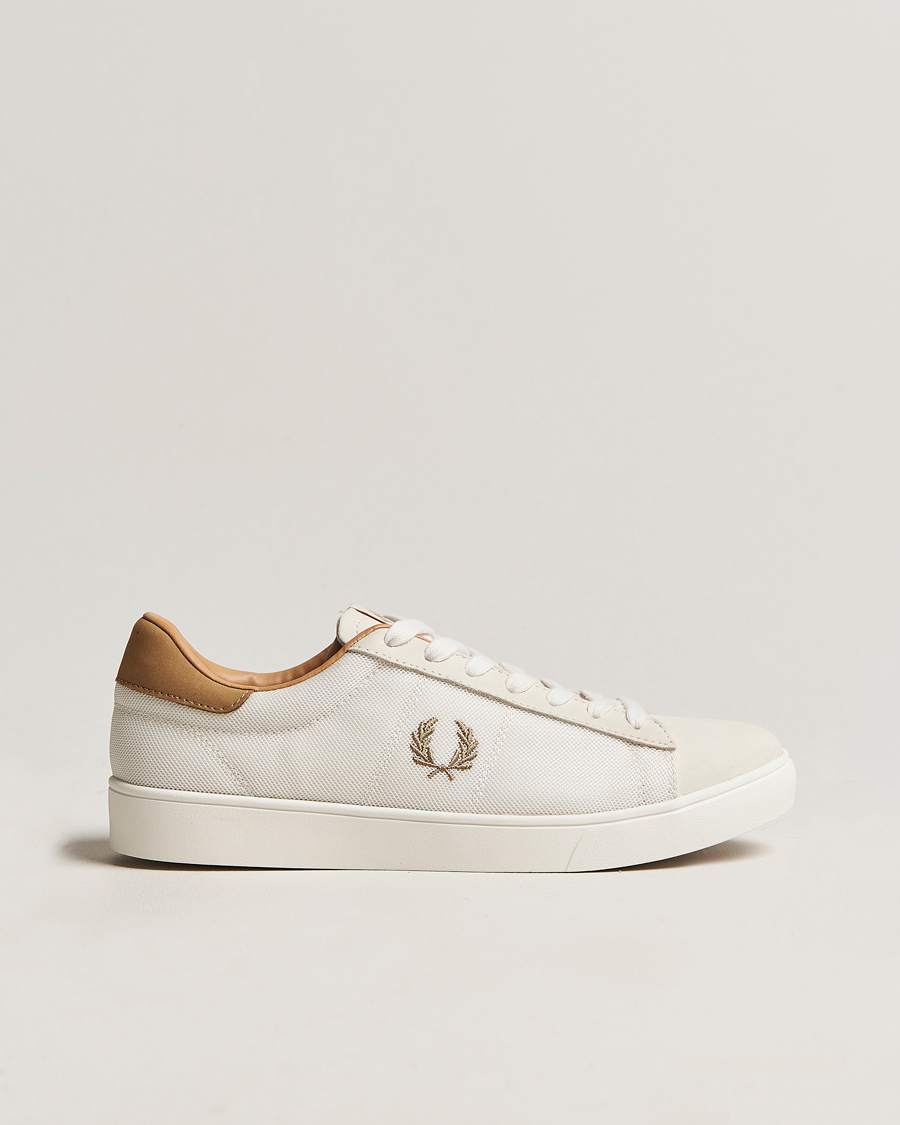 Mies | Fred Perry Spencer Mesh Sneaker Snow White | Fred Perry | Spencer Mesh Sneaker Snow White
