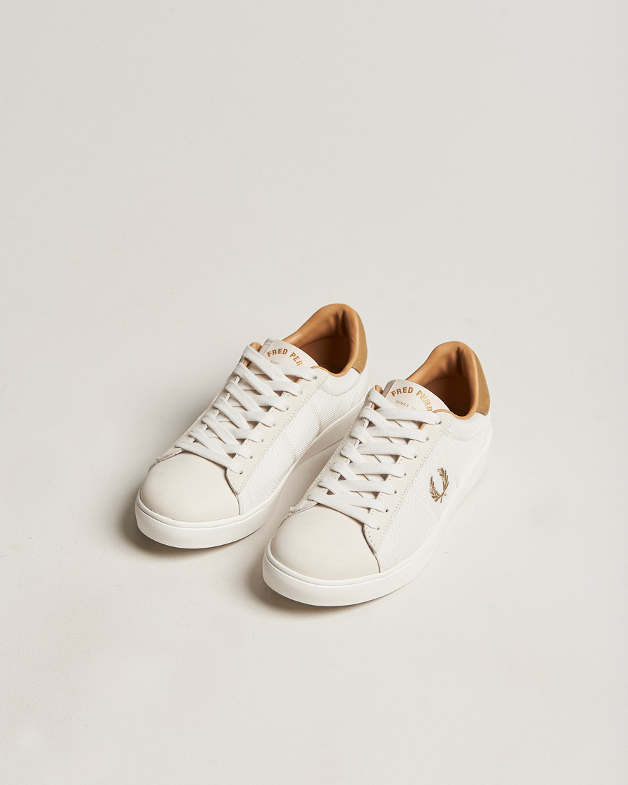 Mies |  | Fred Perry | Spencer Mesh Sneaker Snow White