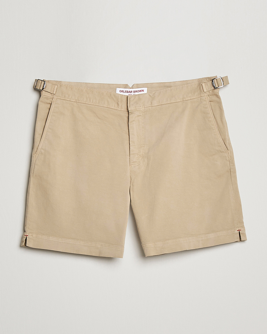 Mies | Shortsit | Orlebar Brown | Bulldog Cotton Stretch Twill Shorts Sand Dune