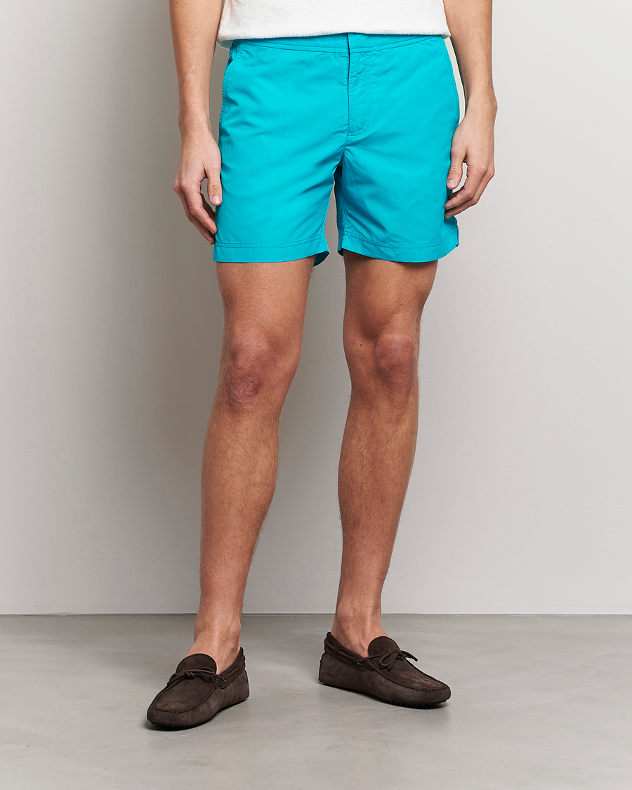 Mies | Uimahousut | Orlebar Brown | Bulldog II Medium Length Swim Shorts Crystal Sea
