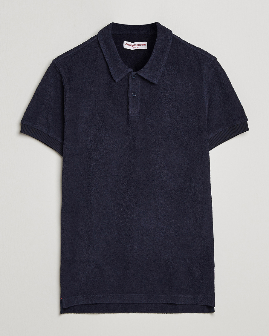 Mies | Pikeet | Orlebar Brown | Lorenzo Cotton Terry Polo Night Iris