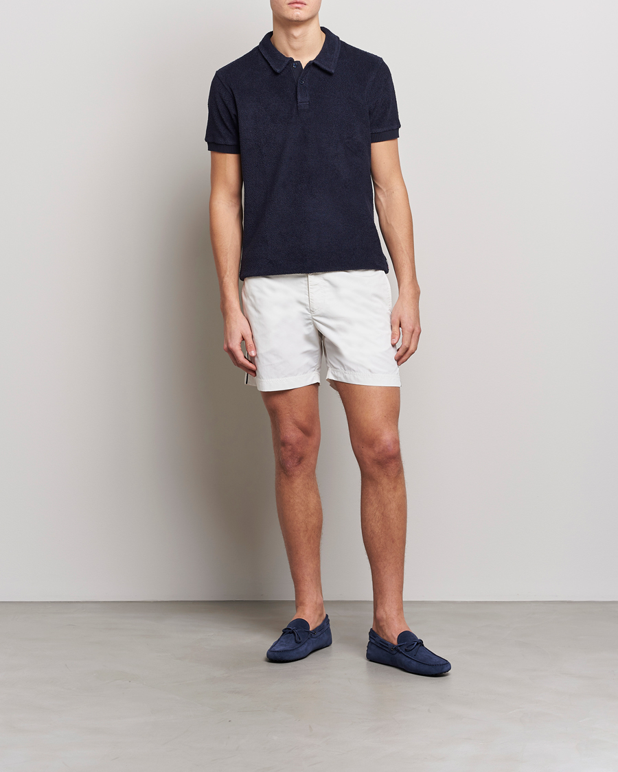 Mies | Pikeet | Orlebar Brown | Lorenzo Cotton Terry Polo Night Iris