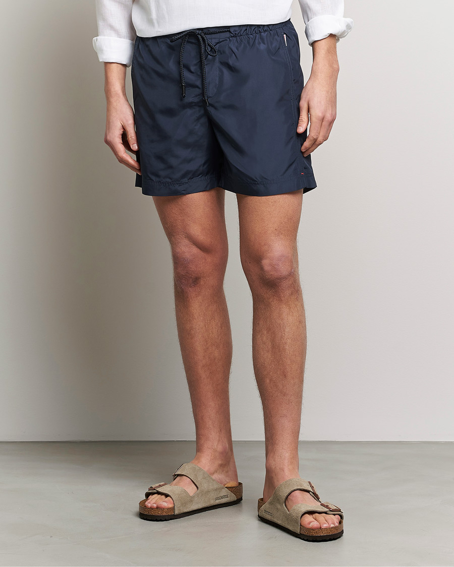 Mies | Uimahousut | Orlebar Brown | Bulldog Drawcord Solid Swimshorts Night Iris