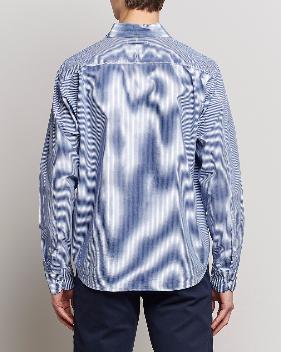 Mies | Kauluspaidat | Orlebar Brown | Grasmoor Relaxed Fit Striped Shirt Navy/White