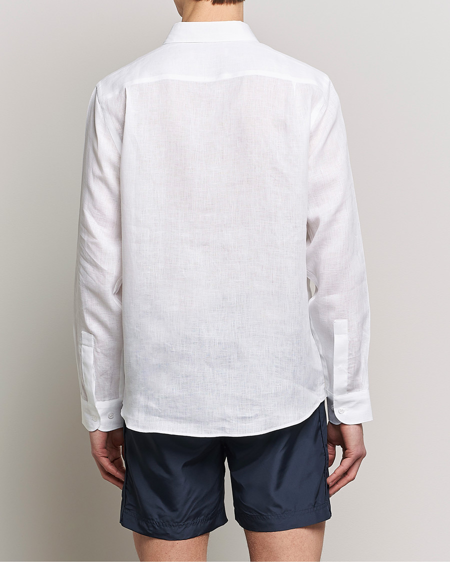 Mies | Kauluspaidat | Orlebar Brown | Percy Smart Linen Shirt White